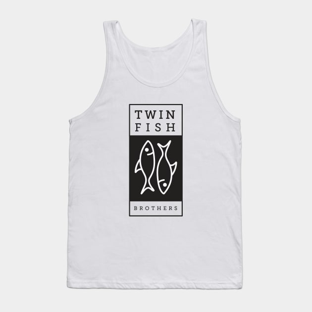 Twin Fish Brother Tank Top by attire zone